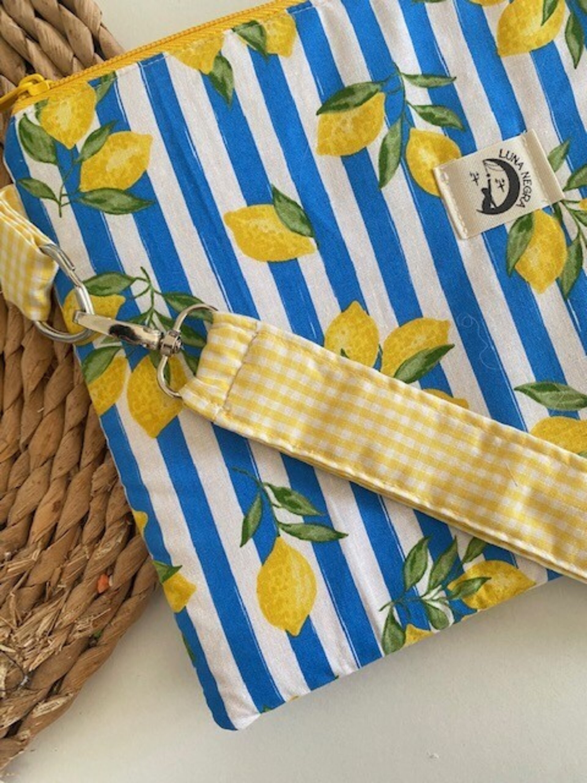 Bolso Mía Limones azul - 1